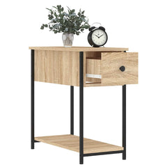 vidaXL Bedside Cabinets 2 pcs Sonoma Oak 30x60x60 cm Engineered Wood 4