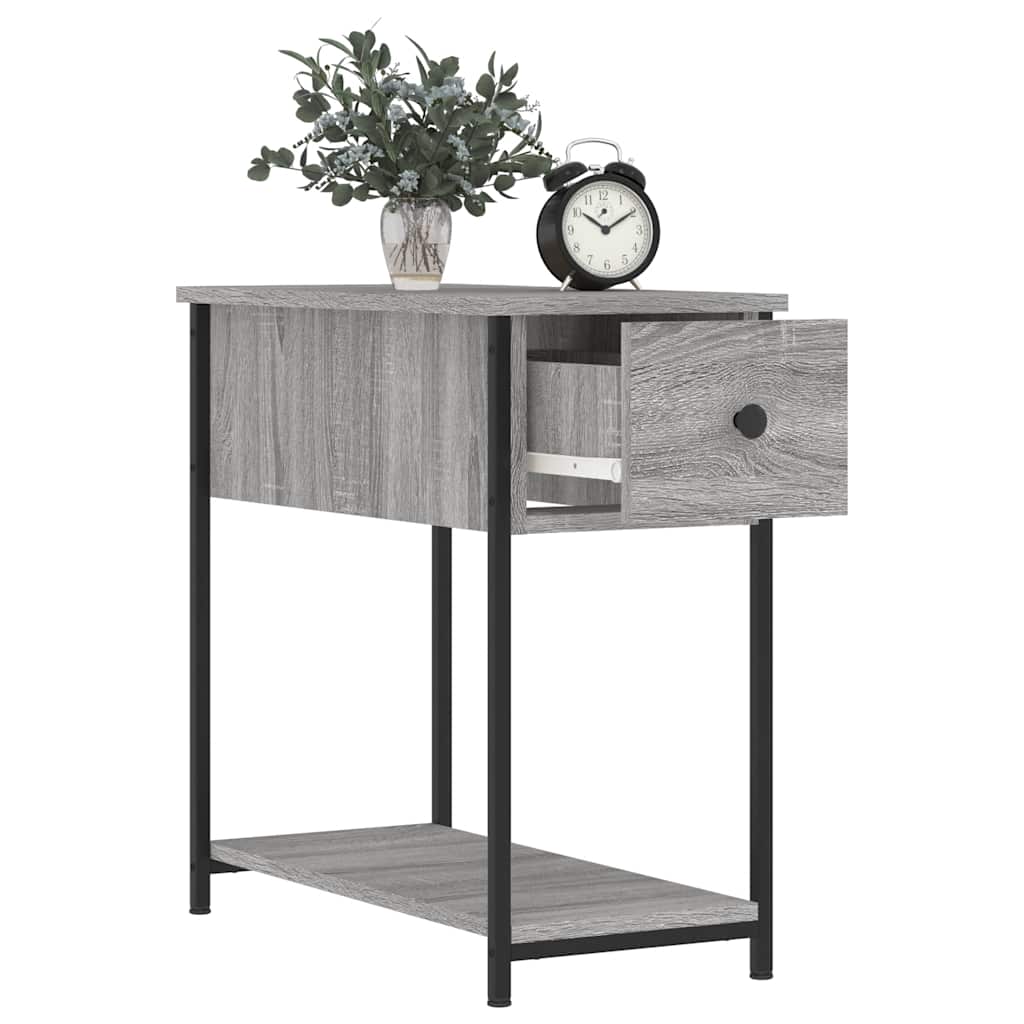 vidaXL Bedside Cabinets 2 pcs Grey Sonoma 30x60x60 cm Engineered Wood 4