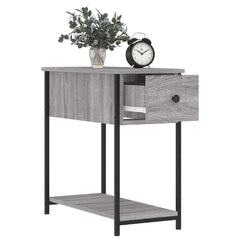 vidaXL Bedside Cabinets 2 pcs Grey Sonoma 30x60x60 cm Engineered Wood 4