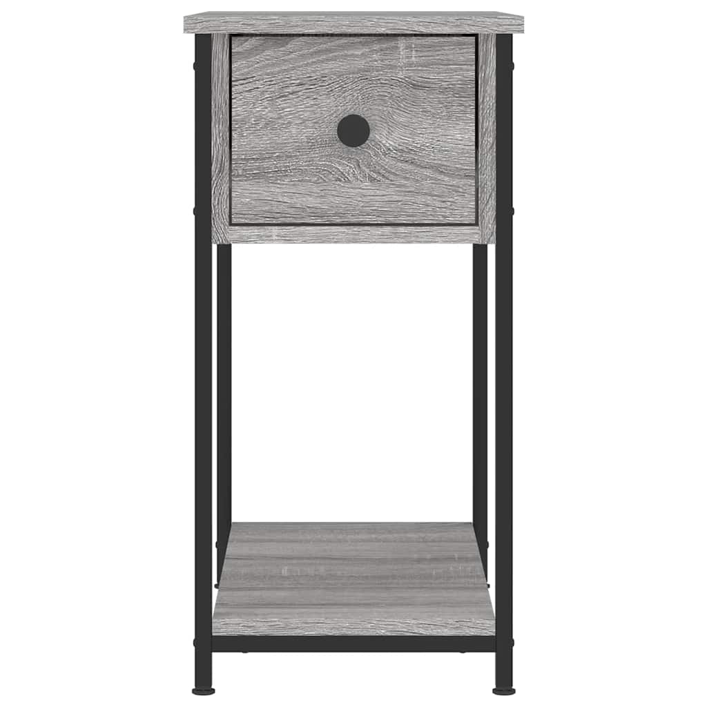 vidaXL Bedside Cabinets 2 pcs Grey Sonoma 30x60x60 cm Engineered Wood 6