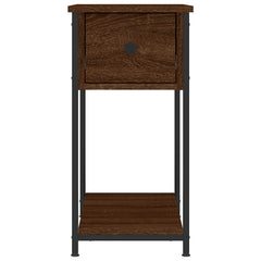 vidaXL Bedside Cabinets 2 pcs Brown Oak 30x60x60 cm Engineered Wood 6