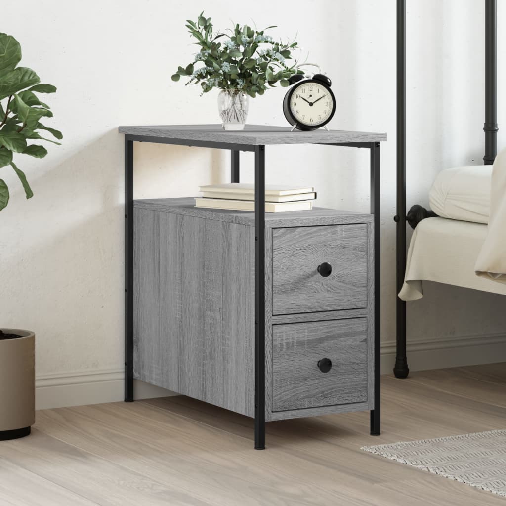 vidaXL Bedside Cabinet 30x60x60 cm Engineered Wood