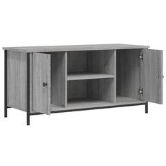 vidaXL TV Cabinet Grey Sonoma 100x40x50 cm Engineered Wood 5