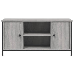 vidaXL TV Cabinet Grey Sonoma 100x40x50 cm Engineered Wood 6