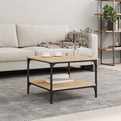 vidaXL Coffee Table Sonoma Oak 55x55x40 cm Engineered Wood 1