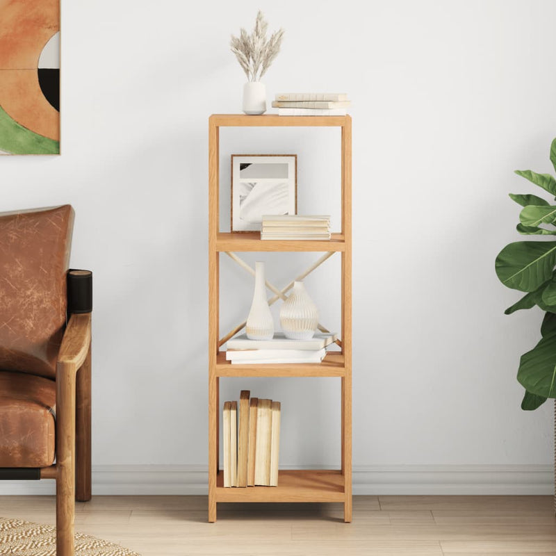 4-Tier Shelf 40x30x112 cm Solid Wood Oak