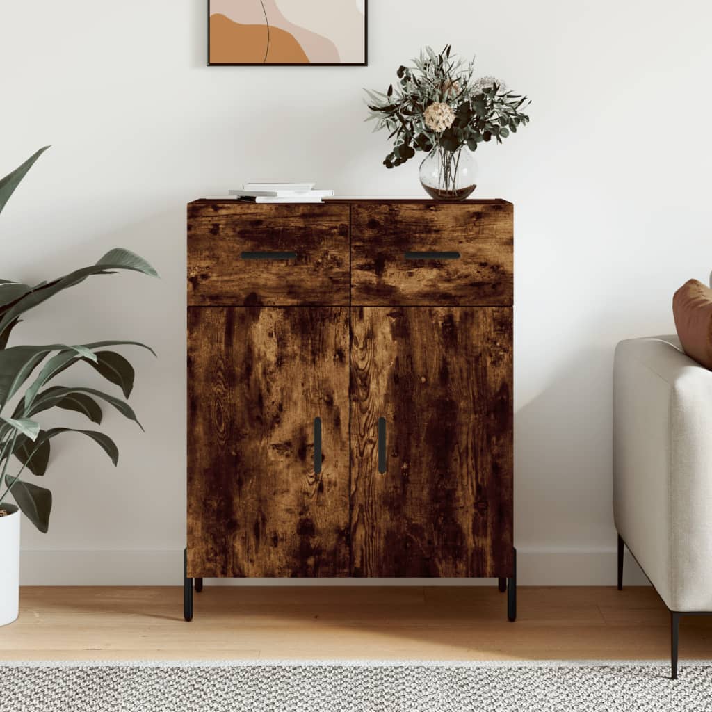 Sideboard 69,5x34x90 cm Engineered Wood Smoked oak