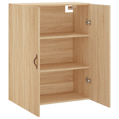 vidaXL Wall Mounted Cabinet Sonoma Oak 69.5x34x90 cm 6
