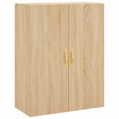 vidaXL Wall Mounted Cabinet Sonoma Oak 69.5x34x90 cm 2