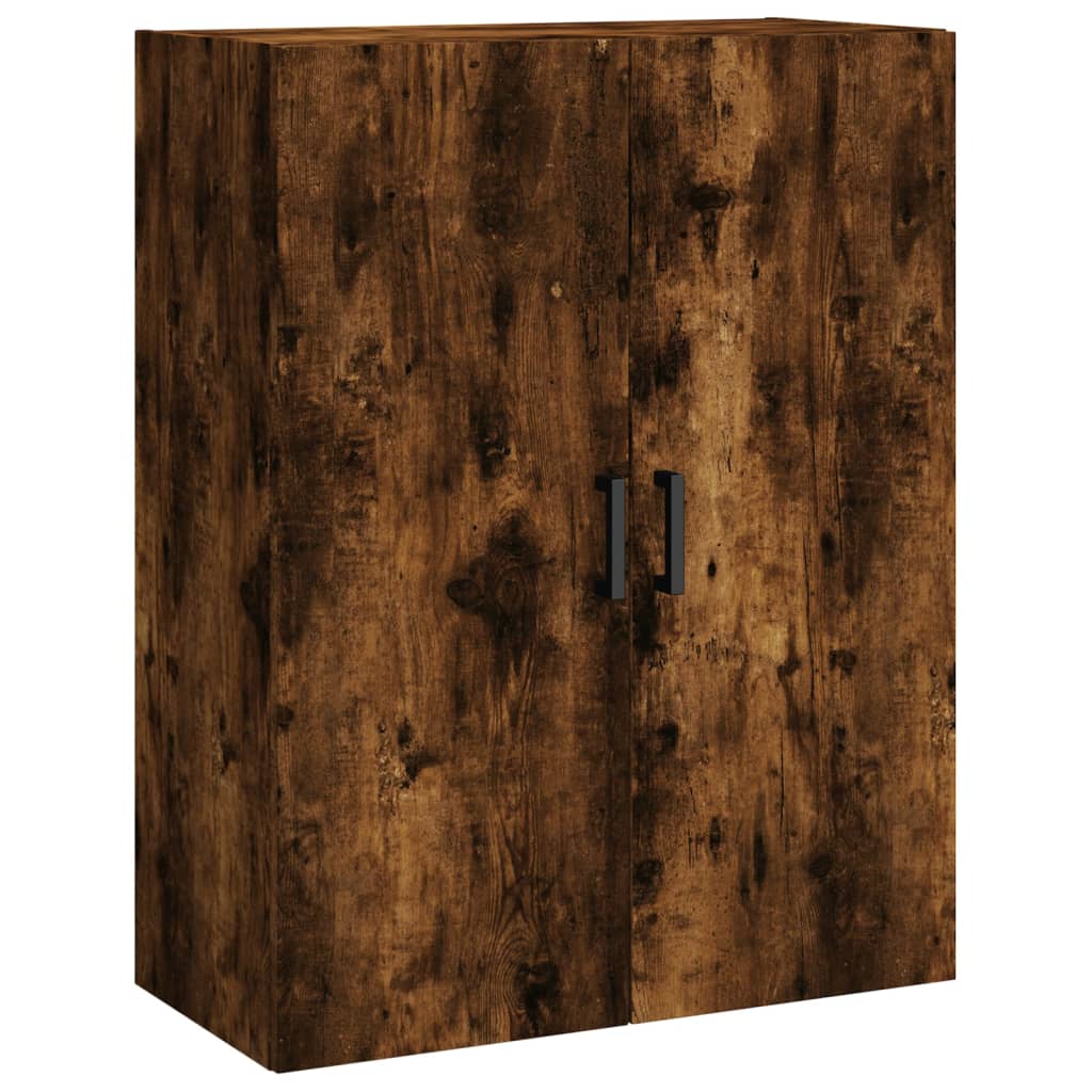 vidaXL Wall Mounted Cabinet Smoked Oak 69.5x34x90 cm 2