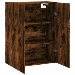 vidaXL Wall Mounted Cabinet Smoked Oak 69.5x34x90 cm 6