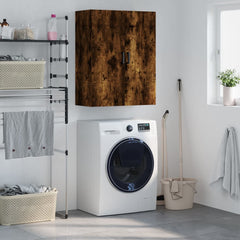 vidaXL Wall Mounted Cabinet Smoked Oak 69.5x34x90 cm 1