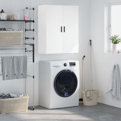 Wall Mounted Cabinet 69,5x34x90 cm White