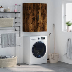 vidaXL Wall Mounted Cabinet Smoked Oak 69.5x34x90 cm 1