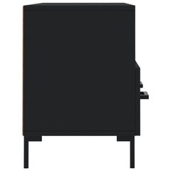 TV Cabinet 102x36x50 cm Engineered Wood Black