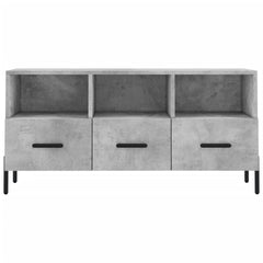 vidaXL TV Cabinet Concrete Grey 102x36x50 cm Engineered Wood 5