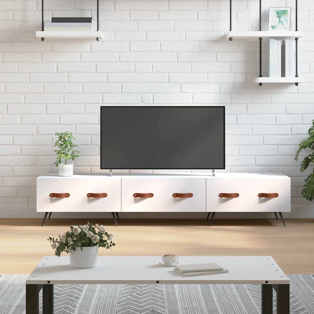 vidaXL TV Cabinet White 150x36x30 cm Engineered Wood 1
