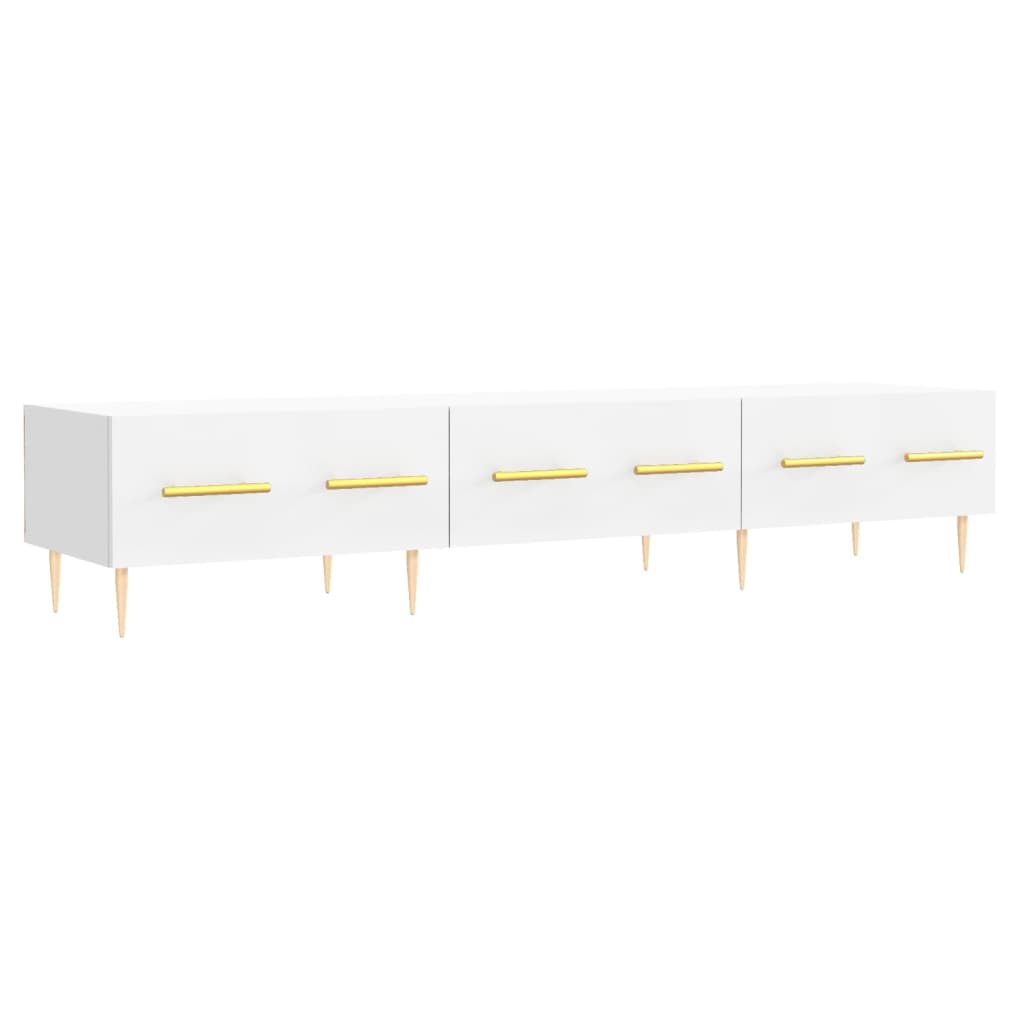 TV Cabinet 150x36x30 cm Engineered Wood White