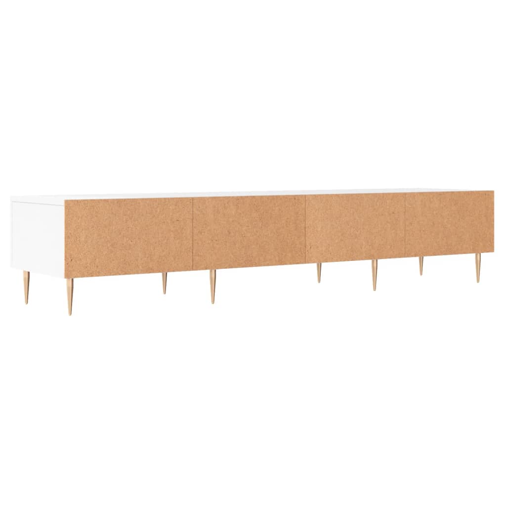 TV Cabinet 150x36x30 cm Engineered Wood White