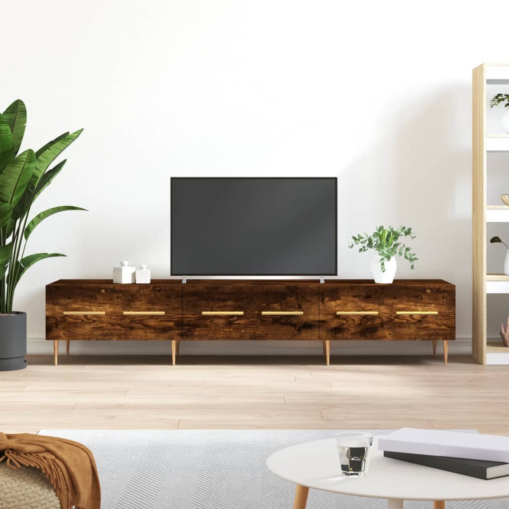 TV Cabinet 150x36x30 cm Engineered Wood Smoked oak