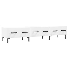 vidaXL TV Cabinet White 150x36x30 cm Engineered Wood 2