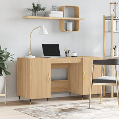 Desk 140x50x75 cm Engineered Wood Sonoma oak