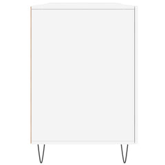 Desk 140x50x75 cm Engineered Wood White