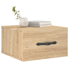 vidaXL Wall-mounted Bedside Cabinets 2 pcs Sonoma Oak 35x35x20 cm 3