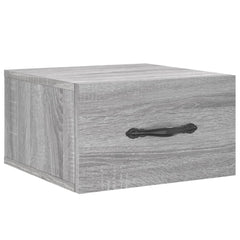 vidaXL Wall-mounted Bedside Cabinets 2 pcs Grey Sonoma 35x35x20 cm 5