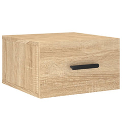 vidaXL Wall-mounted Bedside Cabinets 2 pcs Sonoma Oak 35x35x20 cm 5