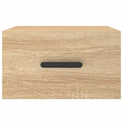 vidaXL Wall-mounted Bedside Cabinets 2 pcs Sonoma Oak 35x35x20 cm 6