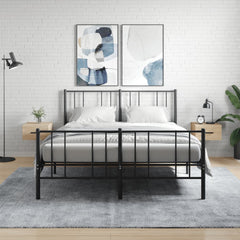 vidaXL Wall-mounted Bedside Cabinets 2 pcs Sonoma Oak 35x35x20 cm 1