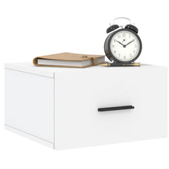 vidaXL Wall-mounted Bedside Cabinets 2 pcs White 35x35x20 cm 3