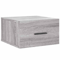 vidaXL Wall-mounted Bedside Cabinets 2 pcs Grey Sonoma 35x35x20 cm 5