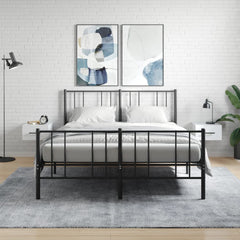 vidaXL Wall-mounted Bedside Cabinets 2 pcs White 35x35x20 cm 1