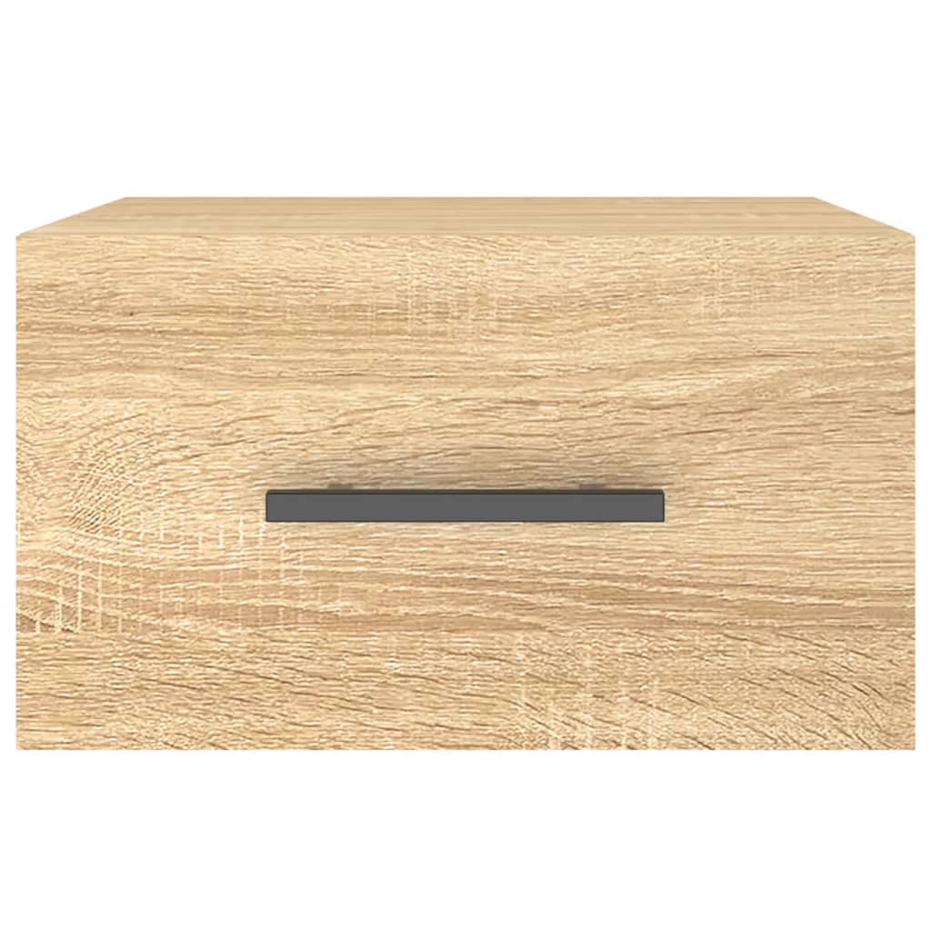 vidaXL Wall-mounted Bedside Cabinets 2 pcs Sonoma Oak 35x35x20 cm 4