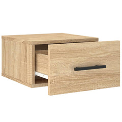 vidaXL Wall-mounted Bedside Cabinets 2 pcs Sonoma Oak 35x35x20 cm 5