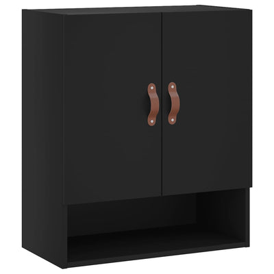 Wall Cabinet Black 60x31x70 cm Engineered Wood