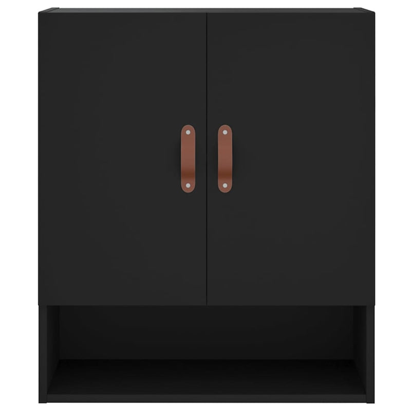 Wall Cabinet Black 60x31x70 cm Engineered Wood