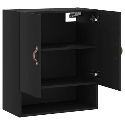 Wall Cabinet Black 60x31x70 cm Engineered Wood