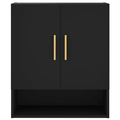 Wall Cabinet Black 60x31x70 cm Engineered Wood