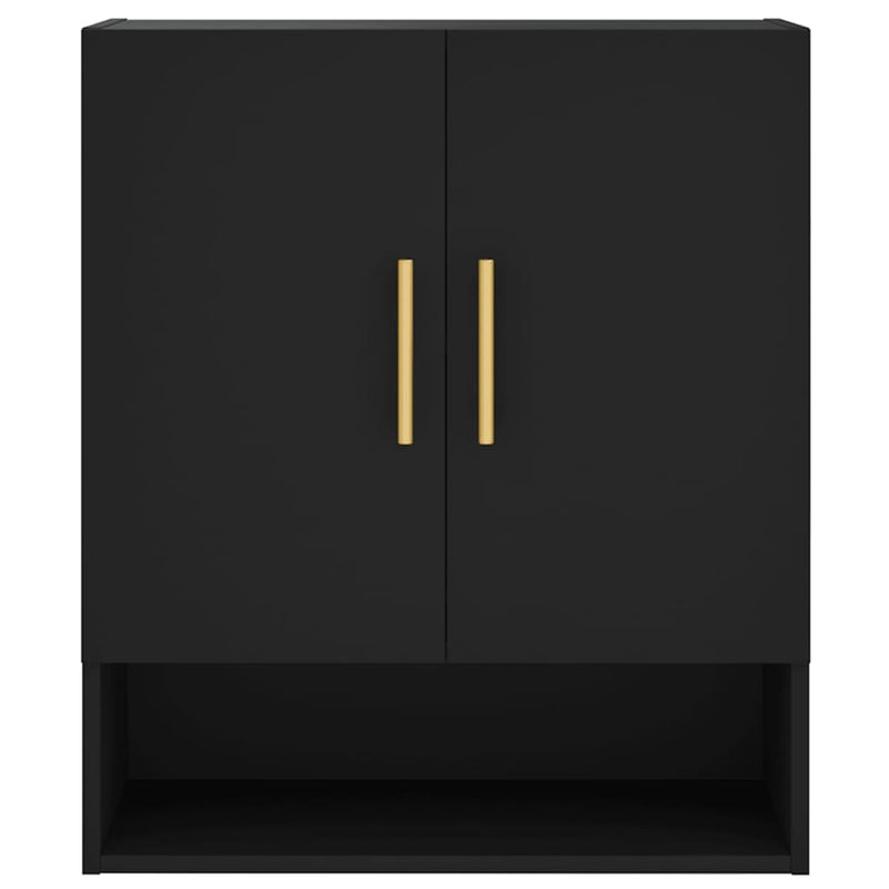 Wall Cabinet Black 60x31x70 cm Engineered Wood