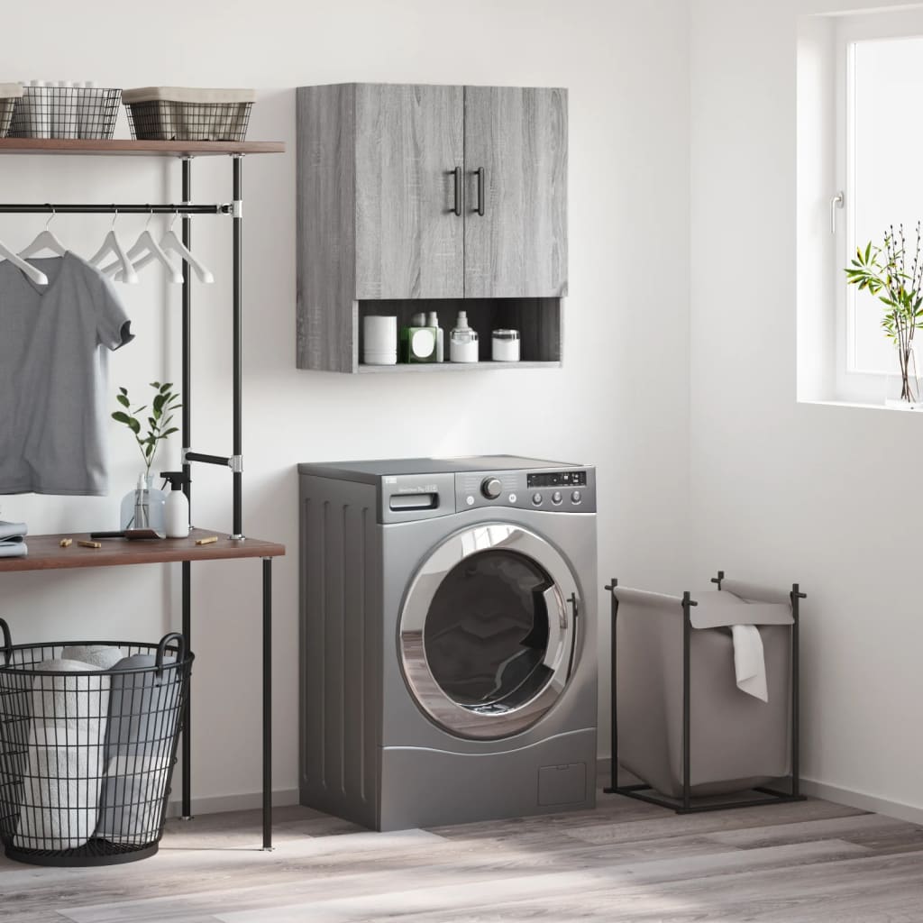 Wall Cabinet 60x31x70 cm Engineered Wood Grey sonoma