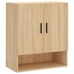 vidaXL Wall Cabinet Sonoma Oak 60x31x70 cm Engineered Wood 2