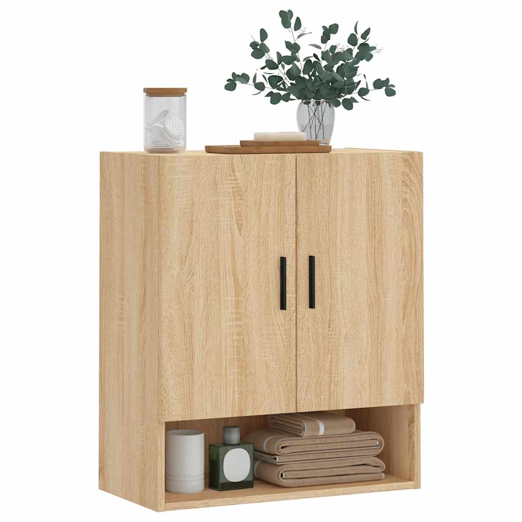 vidaXL Wall Cabinet Sonoma Oak 60x31x70 cm Engineered Wood 3