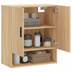 vidaXL Wall Cabinet Sonoma Oak 60x31x70 cm Engineered Wood 4