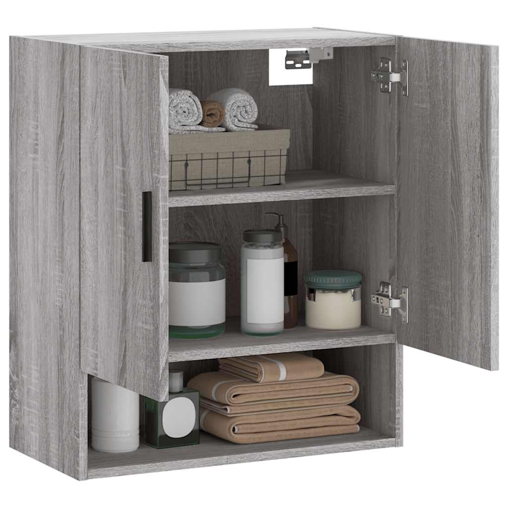 Wall Cabinet Grey Sonoma Engineered Wood, image 4