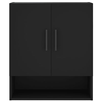 Wall Cabinet Black 60x31x70 cm Engineered Wood