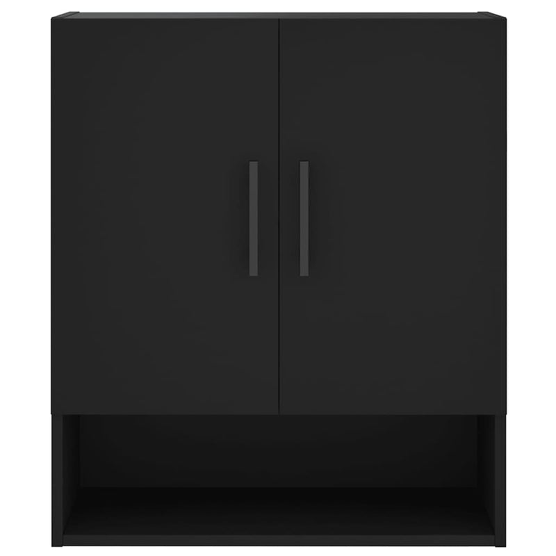 Wall Cabinet Black 60x31x70 cm Engineered Wood