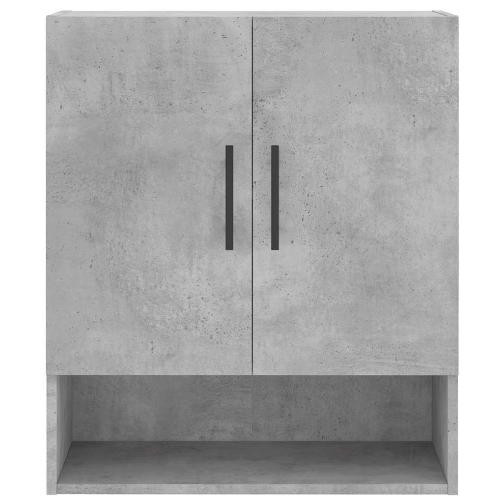 vidaXL Wall Cabinet Concrete Grey 60x31x70 cm Engineered Wood 5